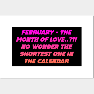 February quote Posters and Art